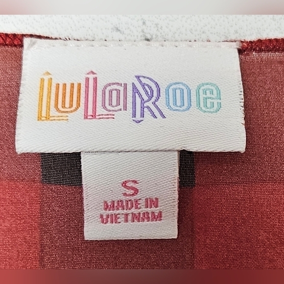 Lularoe Shirley Chiffon Plaid Kimono NWT - Picture 4 of 8